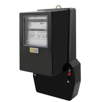 Elektroměr ET 10(60)A 3x230/400V, REPASOVANÝ, přímé jednosazbové měření, proudové svorky M4, průžez vodiče do 25mm2 ( montáž na kříž )
