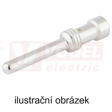 H-BE SCEM 2,5 krimpovací konektor, kolík, 0,75-1mm2, stříbřený  (11190100)