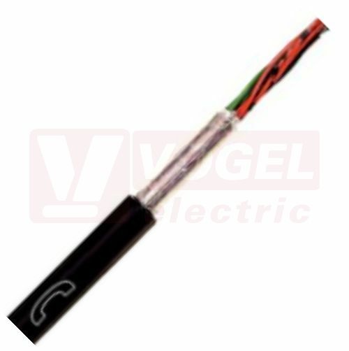 Unitronic A-2YF(L)2Y...ST III BD  30x2x0,8mm2 kabel sdělovací, venkovní, značení žil podle normy VDE 0816, s podélnou a příčnou vodotěsností, černý vnější plášť RAL9005 (1591224)