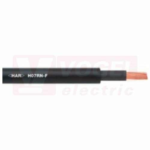 H07RN-F  1x  70  450/750V kabel pryžový pro drsné provozní podmínky, barevné žíly bez zl/žl (1600189)
