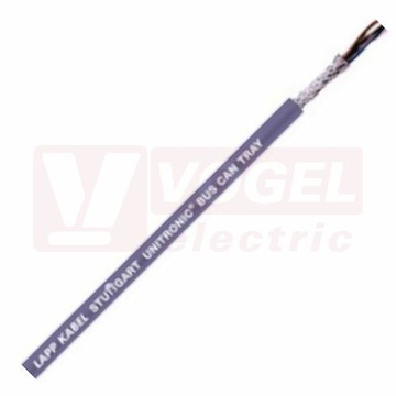 Unitronic Bus CAN TRAY 2x2x0,34 kabel CAN Bus se schválením PLTC-ER, pro otevřenou instalaci na kabel.lávky, stíněný, fialový vnější plášť z PVC, certifikace UL/CSA (2170857)