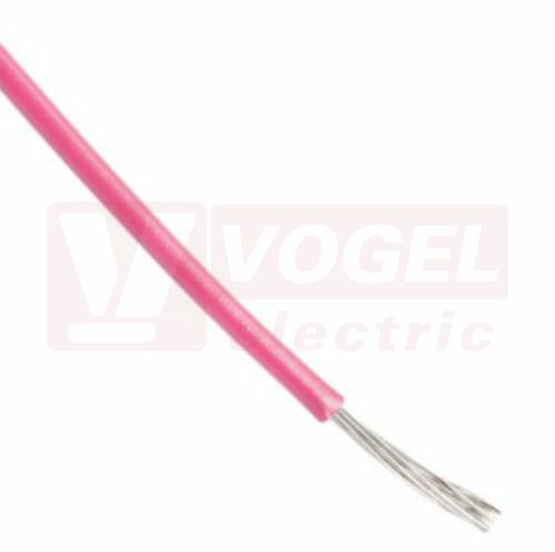 H07V-K  1x16AWG (1,5mm2) růžový, vodič jednožilový PVC, MULTI-STANDARD SC 2.1, aprobace CE / CSA / HAR / RU / UL / EAC / Fire (4160408)