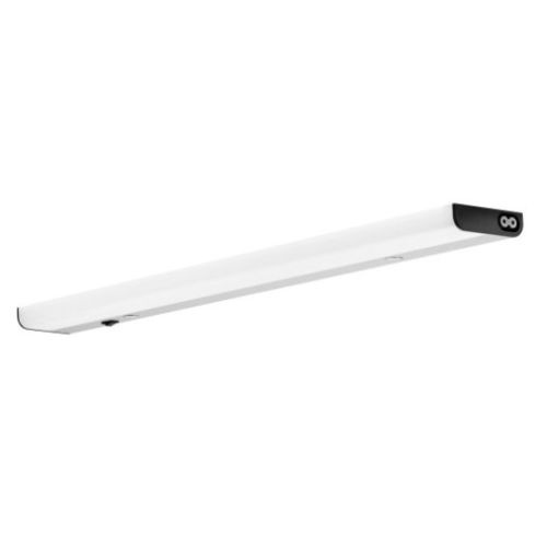 Svítidlo LED pod kuchyň.linku 12W 220-240V (LINEAR LED FLAT SENSOR 840 FS1)+ PIR čidlo, 840lm, 4000K studená bílá, úhel vyzař. 120°, živ. 20 000h, IP20, zástrčka typu C (EU), rozměr 527x67x19mm, tělo stříbrný hliník, -20…+40°C (4058075264618)