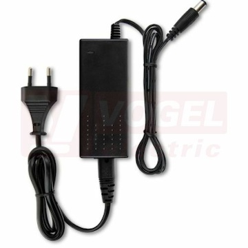 Napájecí adaptér 36W, DC12V/3A, IP20, černý plast, s vidlicí (732.064.11.0)