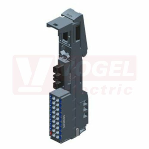 6ES7193-6UP00-0BP2 SIMATIC ET 200SP, Potential distributor module, PotDis-BaseUnit PotDis-BU Typ
P2, dark-colored, 1 x
P1-potential, 17 x
P2-potential, Push-In
terminals. P1-, P2- and
AUX-rail bridged to left BU,
Packaging Unit: 1 Piece, WxH: