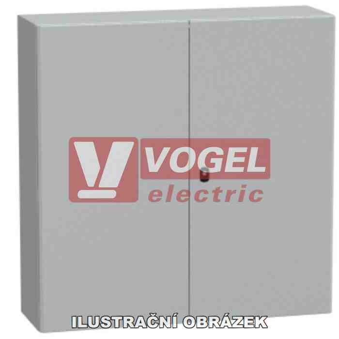 NSYS3D6620P    S3D, Rozváděč IP66 v600xš600xh200mm, mont.panel, RAL7035