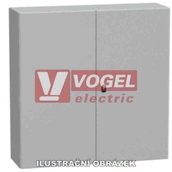 NSYS3D6625P    S3D, Rozváděč IP66 v600xš600xh250mm, mont.panel, RAL7035