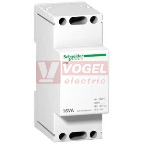 A9A15212 Zvonkový transformátor TR 16VA 230V/12-18V, vel. 2 moduly DIN