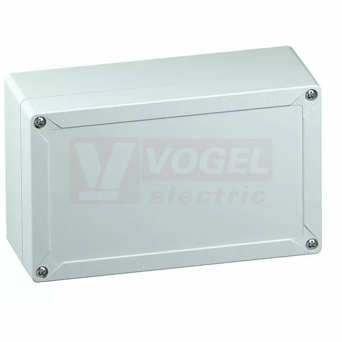 TG ABS 2012-9-o  plastová skříňka 202x122x90mm, víko šedé, hladké stěny, IP66/67, RAL7035, materiál ABS