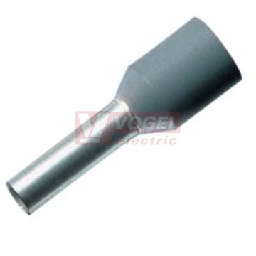 DI 0,14-8 šedá   Dutinka izolovaná šedá, průřez 0,14mm2 / 8mm