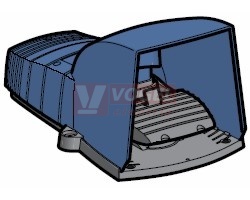 XPEB511 Spínač nožní, plastový s MO krytem, 1 krok, 2V+Z, s mech.blok.