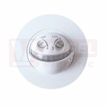 Svítidlo LED venkovní 1x  10W (FALCO W 10W PIR NW)+PIR čidlo čas.10s-5min, 3-2000lx, dosah 9m, otočné 140°, úhel záběru 120°, bílé, přisazené, 700lm, 4000K neut. bílá, živ. 50 000h, IP54, IK08, úhel vyzař. 90°, rozměr 249,3x187,9mm (GXPS121)