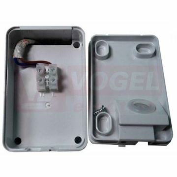 Svítidlo LED venkovní 1x  10W (FALCO W 10W PIR NW)+PIR čidlo čas.10s-5min, 3-2000lx, dosah 9m, otočné 140°, úhel záběru 120°, bílé, přisazené, 700lm, 4000K neut. bílá, živ. 50 000h, IP54, IK08, úhel vyzař. 90°, rozměr 249,3x187,9mm (GXPS121)