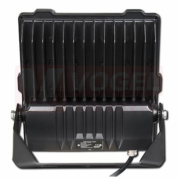 Svítidlo LED reflektorové 200W (Delta 200), 26000lm, 4000K neutrální bílá, živ. 50 000h, vyzař. úhel 120°, náhrada za 400W, IP66, IK08, tělo hliník, difuzor sklo, barva černá, rozměr 315x345x78mm (511.731.28.0)